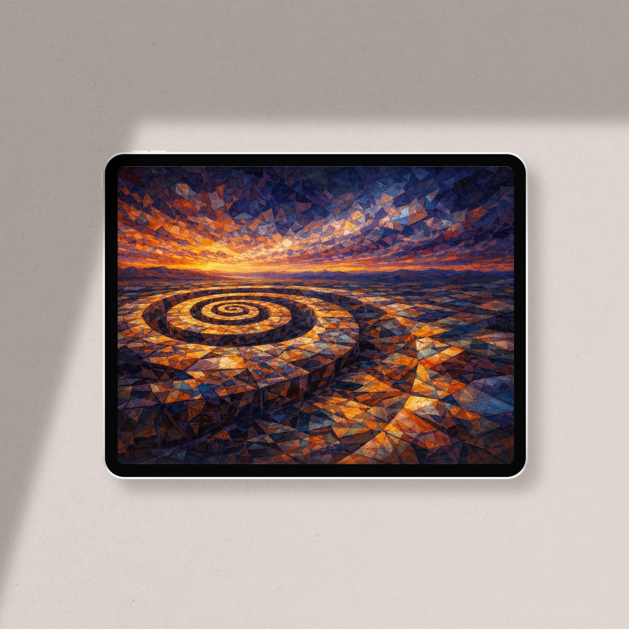 Spiral of the Shattered Horizon