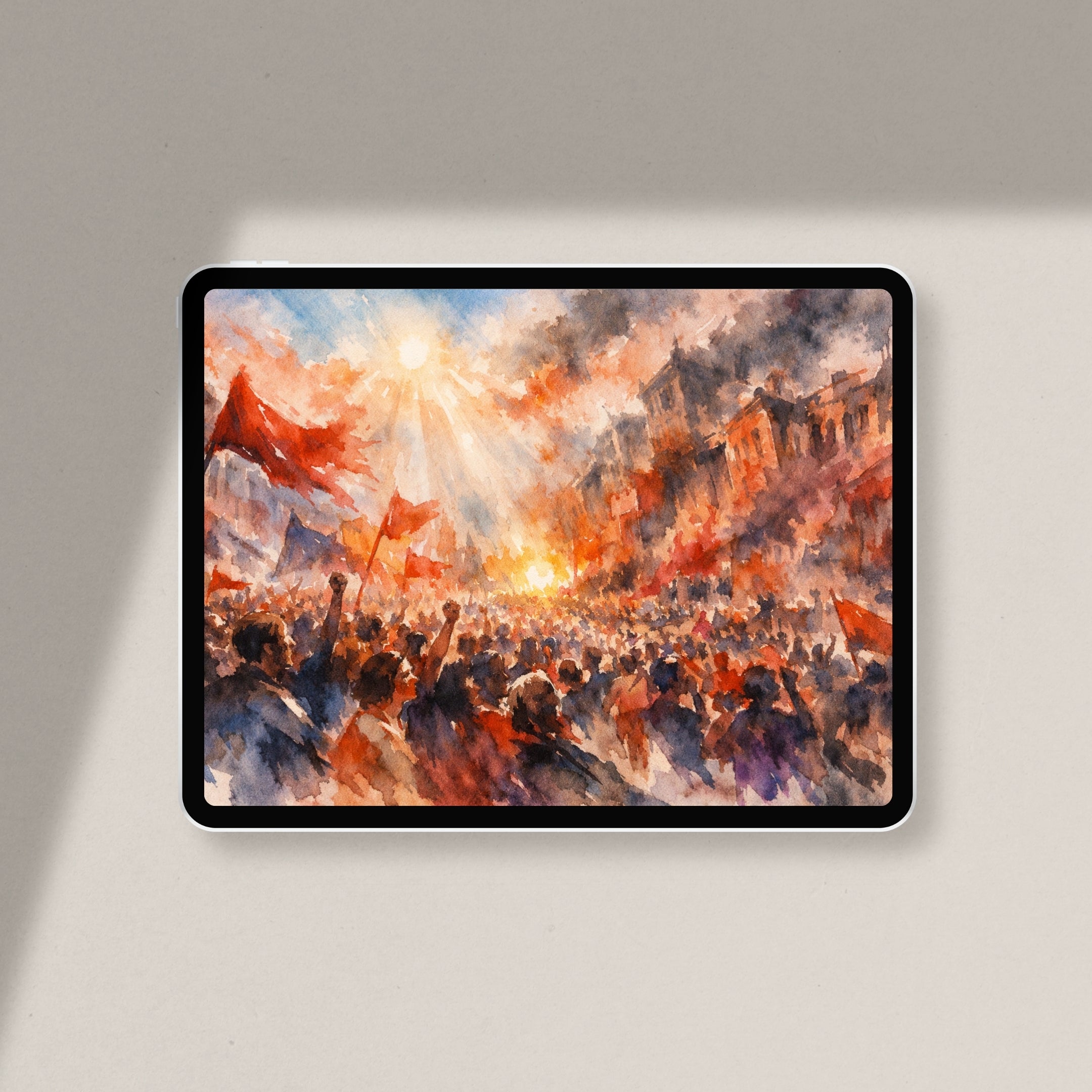 When the Square Became Flame