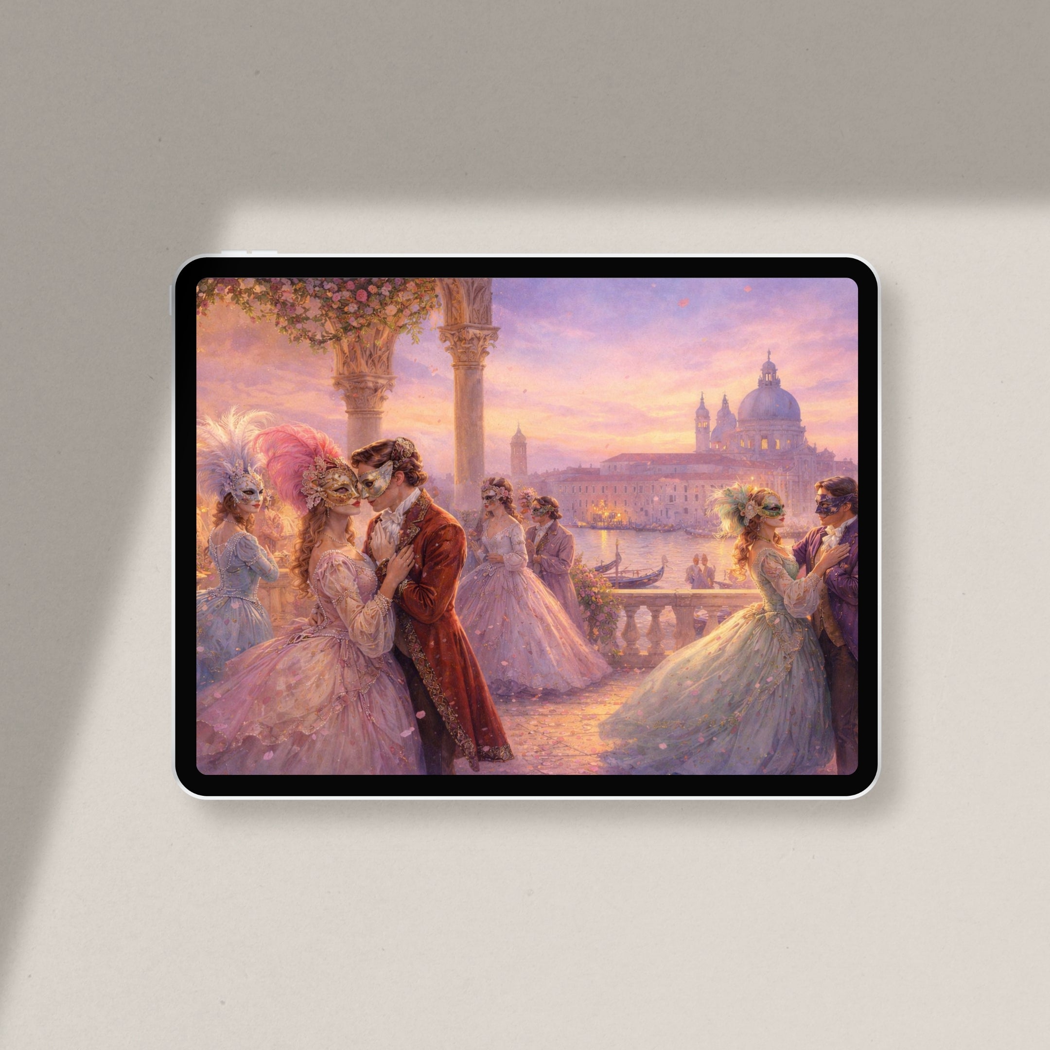 Where Dusk Dances in Powdered Light